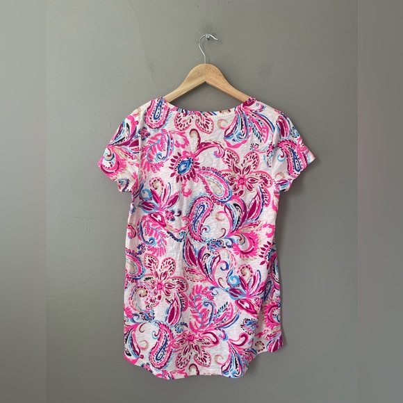 Lilly Pulitzer Etta Scoop Neck Top - Picture 2 of 5